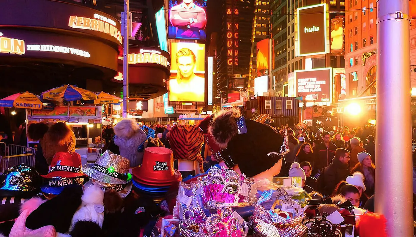 纽约跨年夜 - 新年装饰