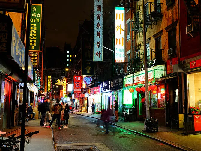 纽约唐人街 - 建筑