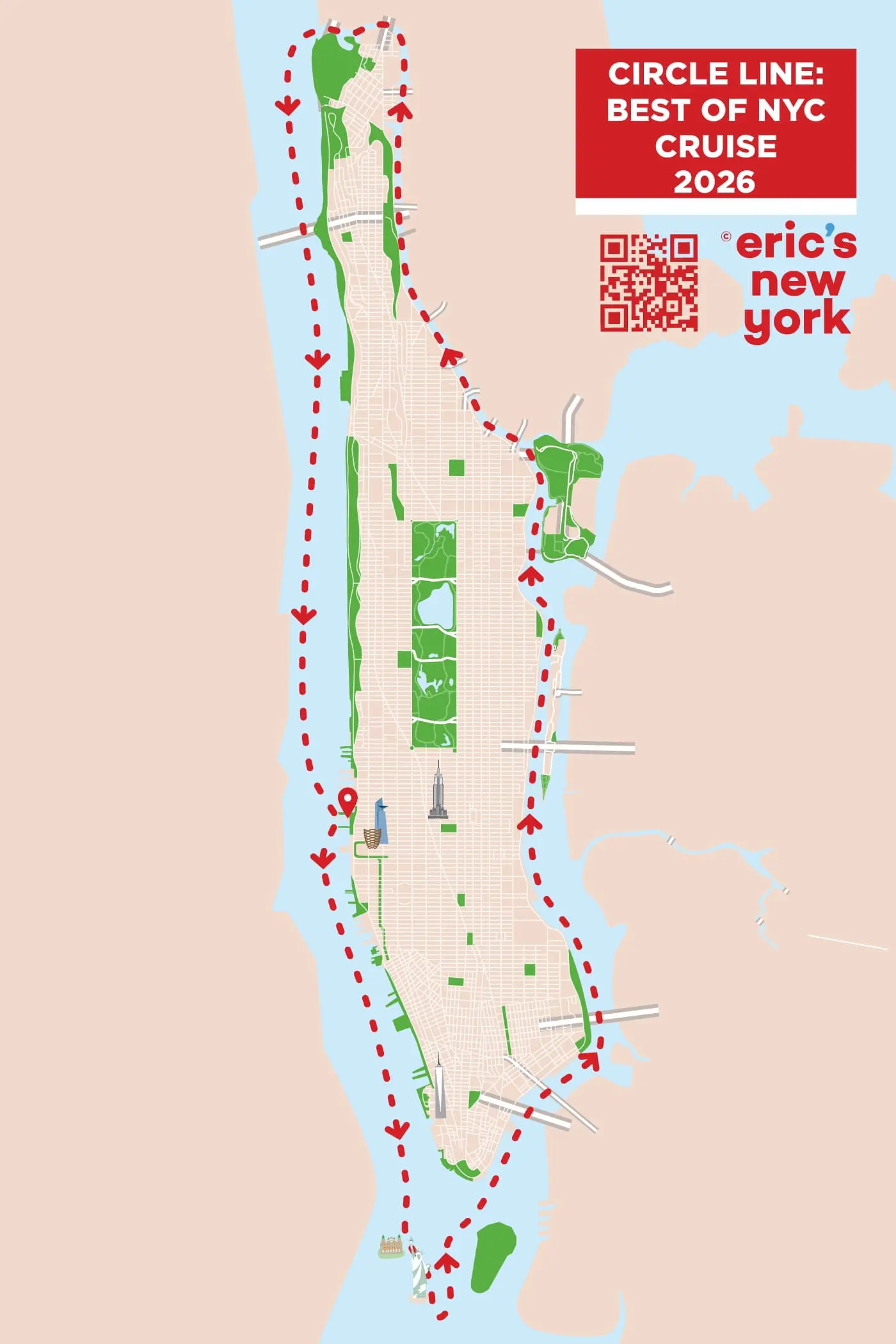 环线观光经典环岛游轮 - 路线