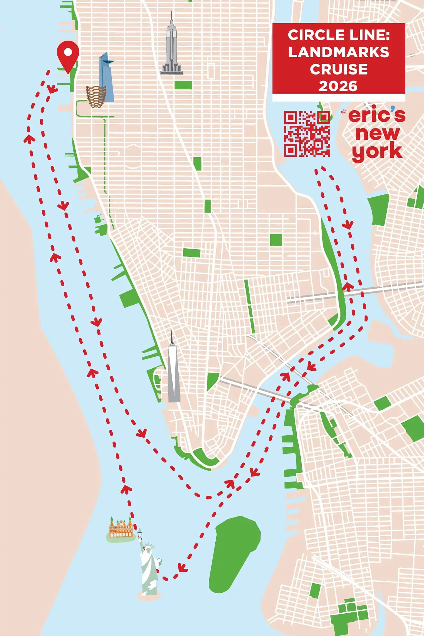 环线观光地标游轮 - 游船线路