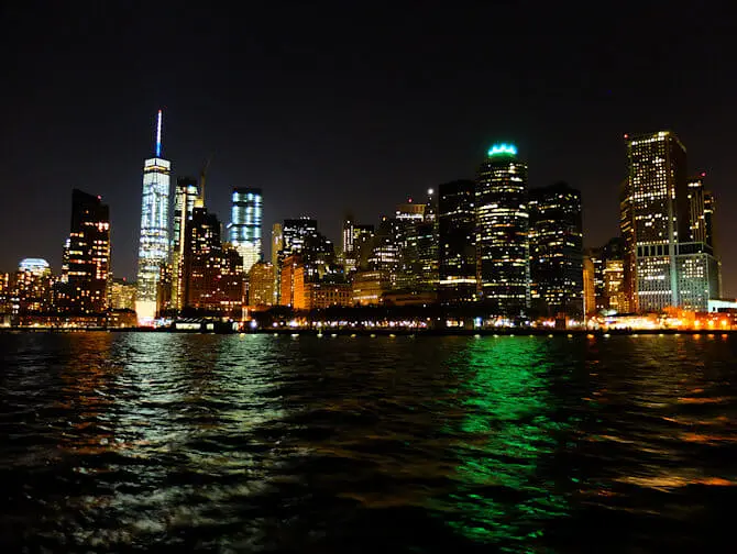 纽约玻璃游船晚餐 - NYC夜景