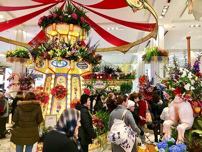 纽约梅西百货 - 花展