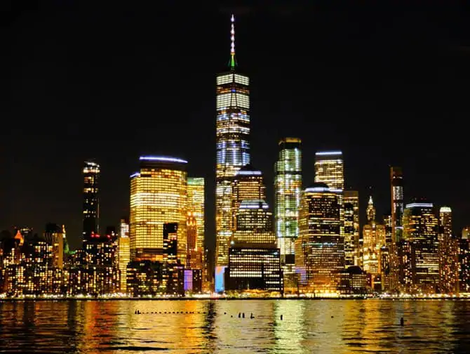 Freedom Tower / One World Trade Center - Downtown Manhattan自由塔/世界贸易中心一号楼 - 夜景