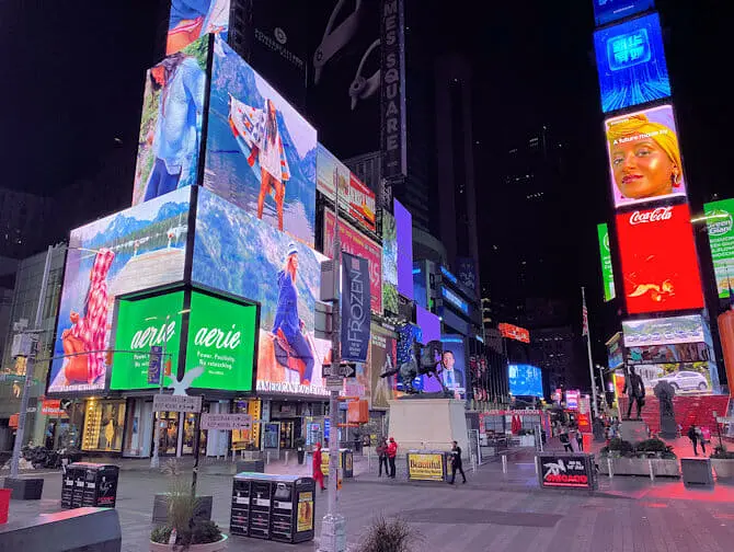 纽约时代广场 - 夜景