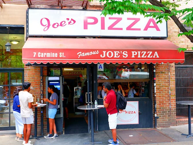 纽约最棒的披萨 - Joe's Pizza1