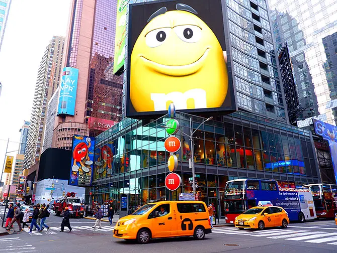 时代广场M&M’s商店