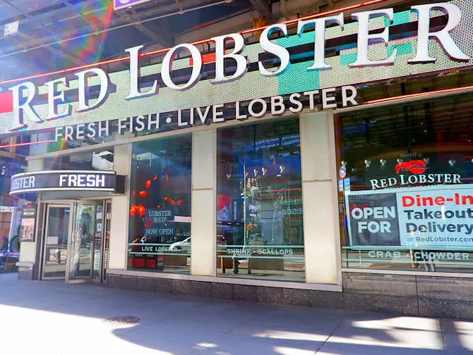 纽约适合带孩子去的餐厅 - Red Lobster