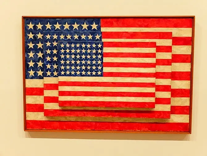 纽约惠特尼博物馆 - Jasper Johns Flag