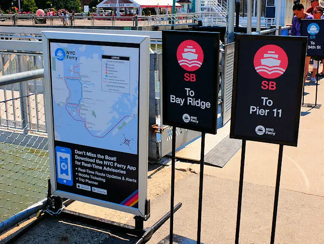 纽约渡轮NYC Ferry - 路线图