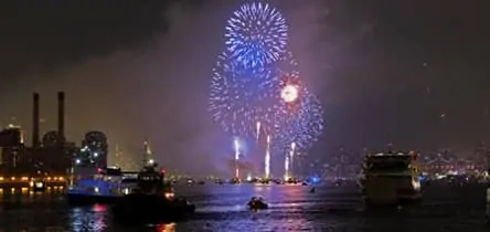 纽约跨年夜游船观光
