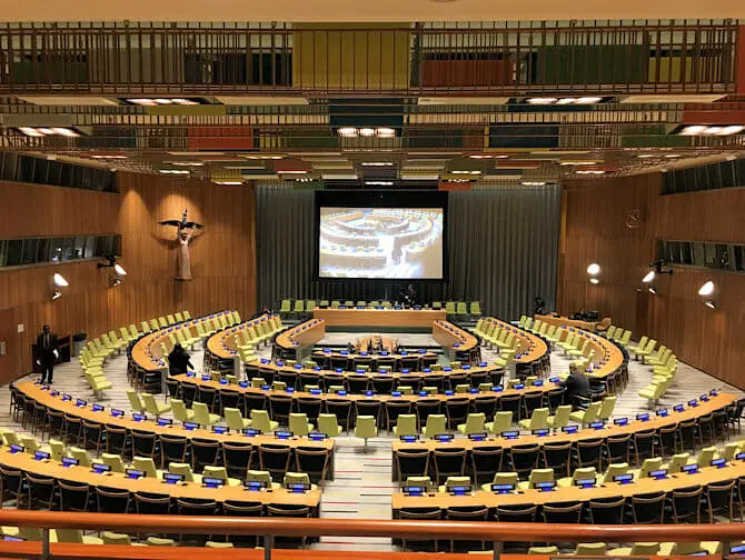 纽约联合国总部 - 托管理事会会议厅