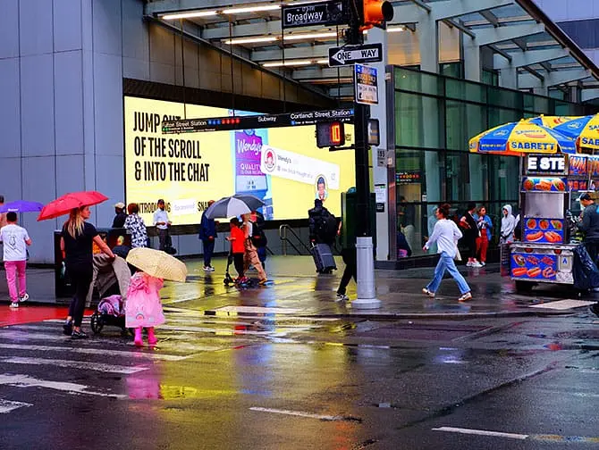 纽约的雨