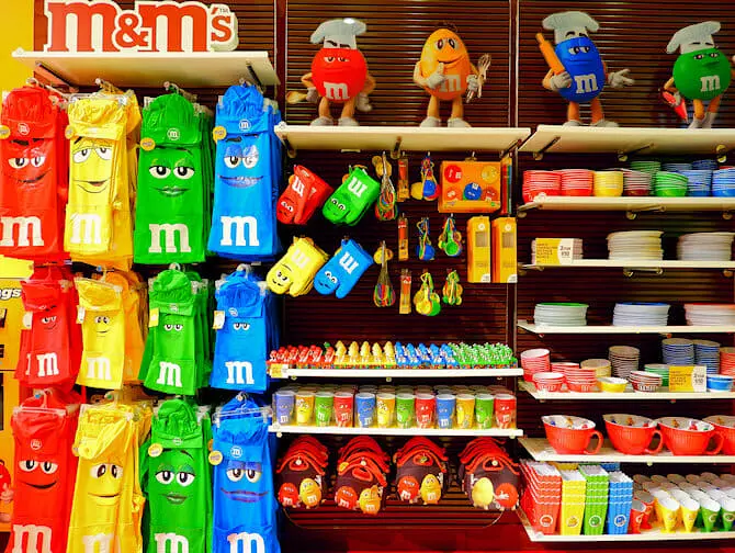 纽约的玩具店 - M&M's