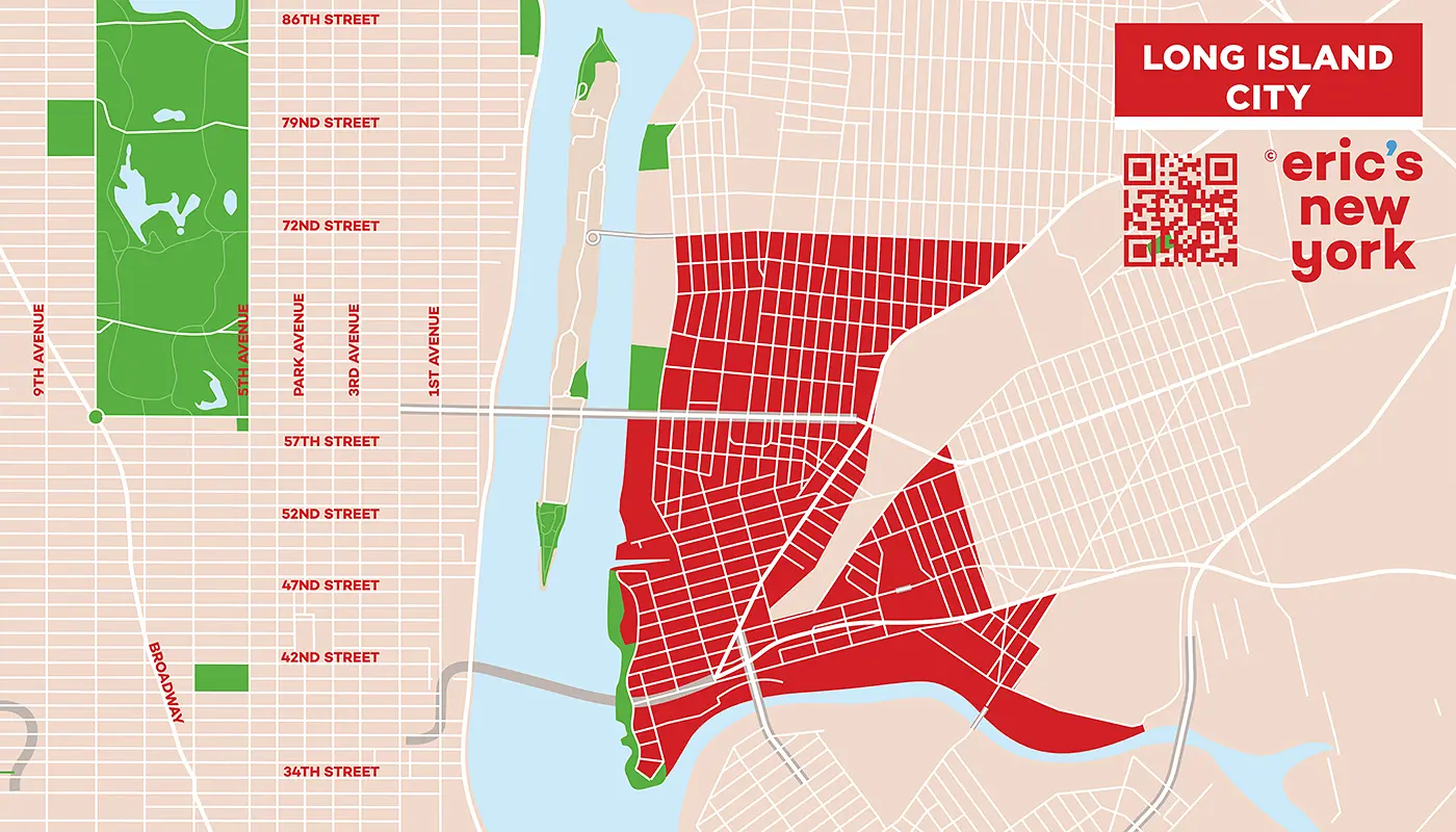 纽约长岛市 - 免费地图
