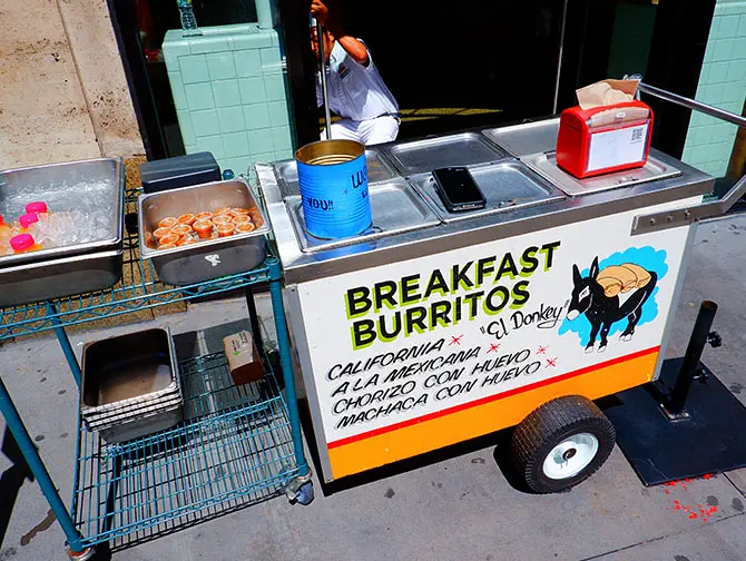 纽约的早餐 - El Donkey Burrito Cart