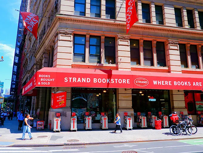 纽约的书店 - The Strand Bookstore