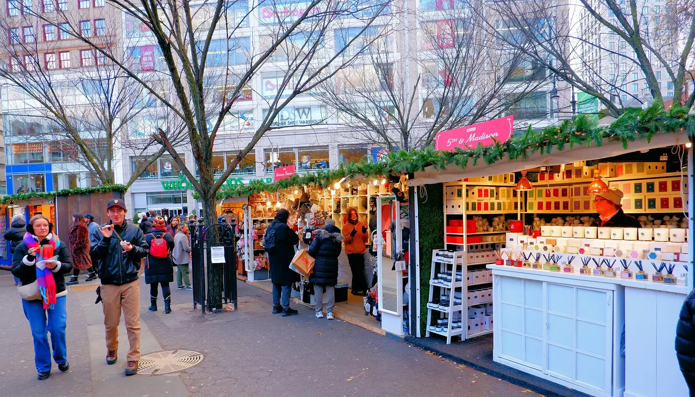 纽约的 Union Square - Union Square Holiday Market